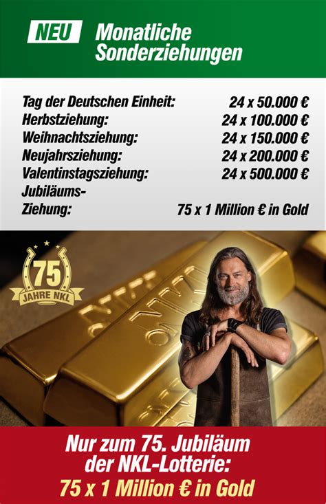 Gewinne der 151. NKL Lotterie.